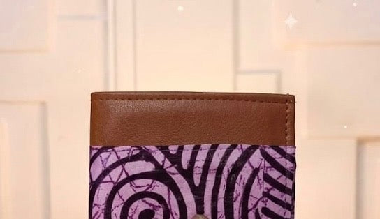 Handcrafted Ankara Wallet