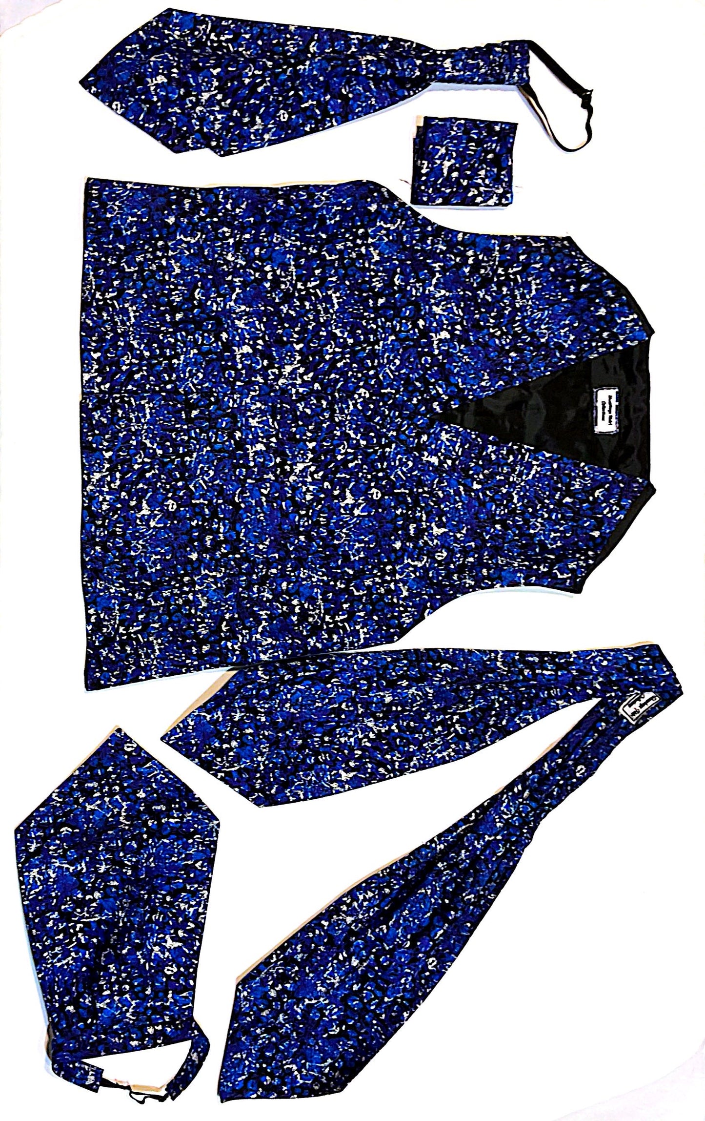 Blue Vest 3-Piece