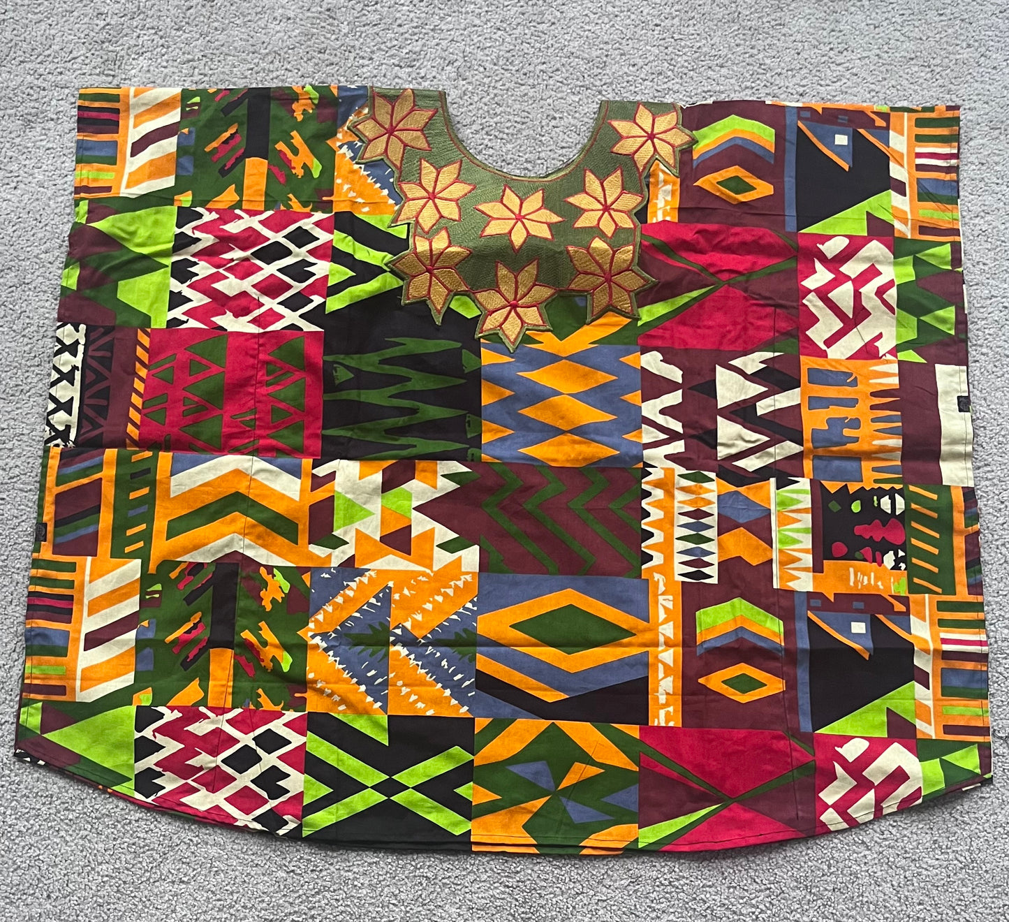Ankara Boubou with Monogram