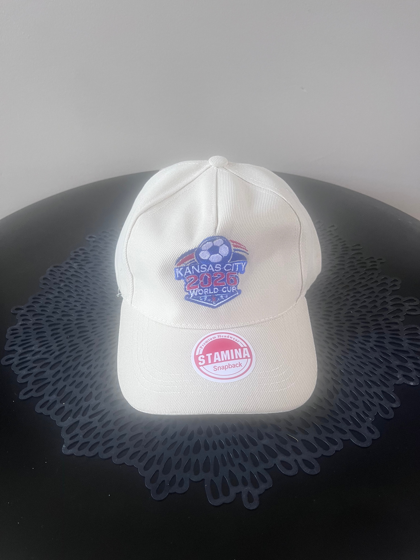 Cream World Cups Hat