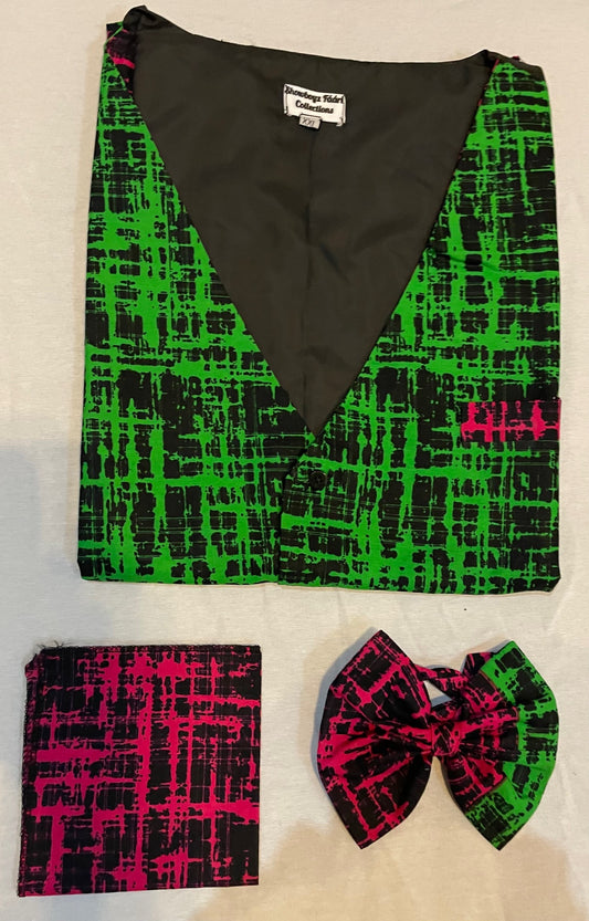 Green Vest 3-Piece