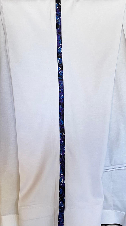 Custom Ankara Infused Tuxedo Pants