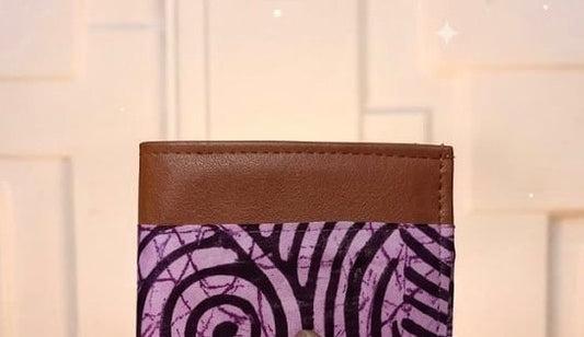Handcrafted Ankara Wallet