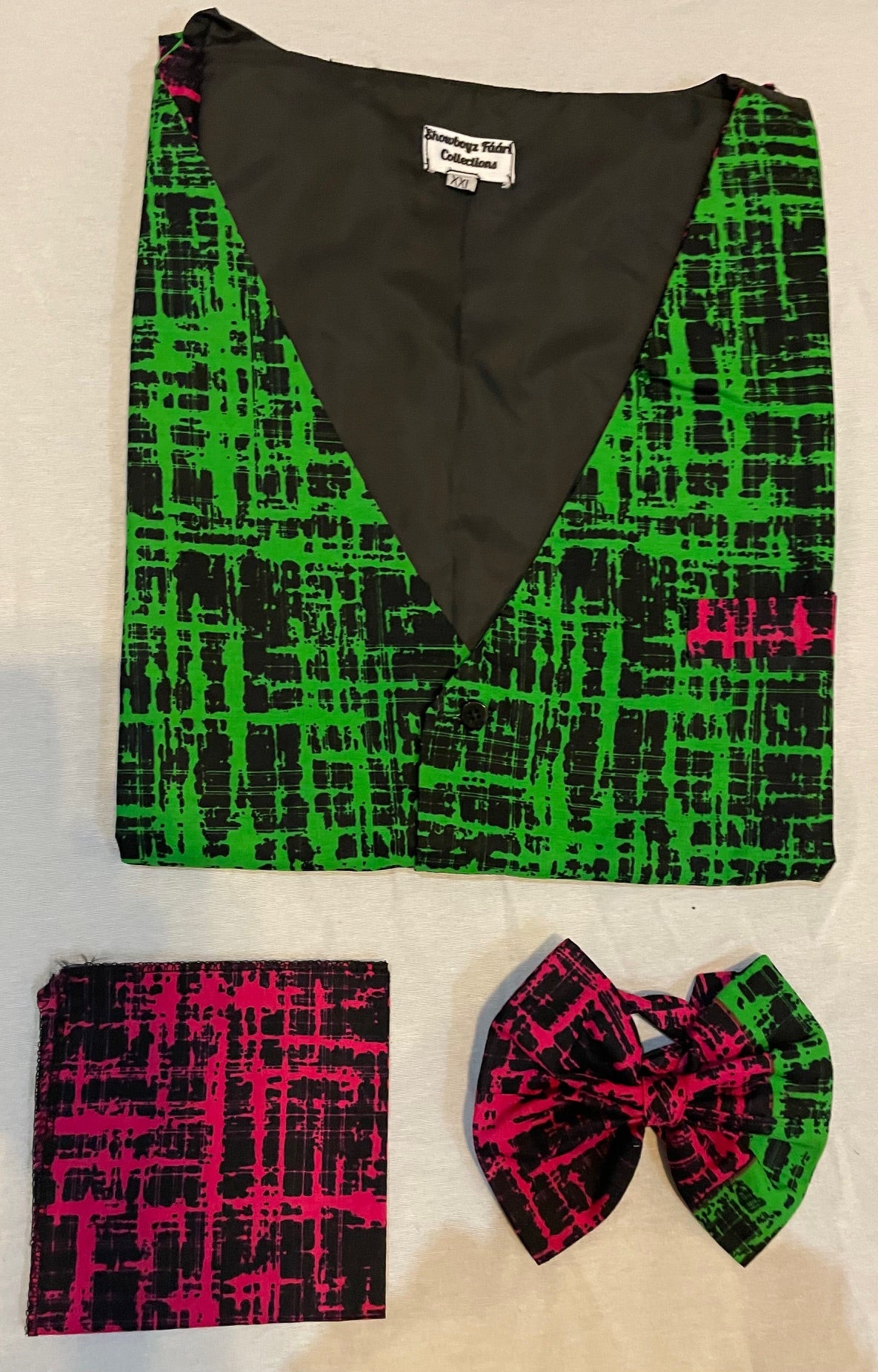 Green Vest 3-Piece