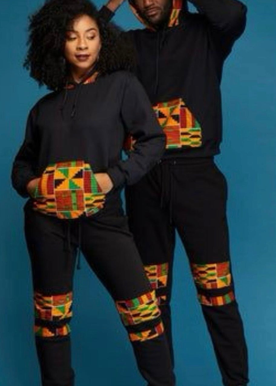 Kente Sweat Suit